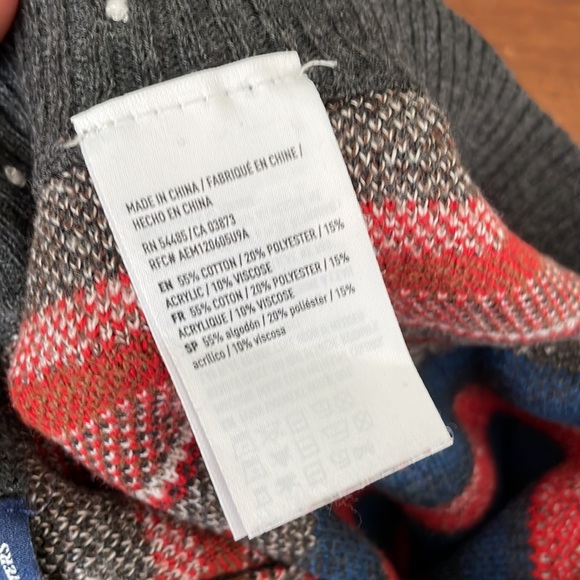 SALE - American Eagle Sweater Knit Fox and Candy Cane Leggings - Small - Picture 4 of 6